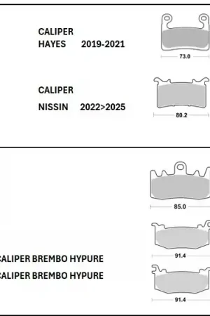 Aanbieding BRAKING - P2R223-RACING PAD SUPER SINTERED - Remblokken - Super Sintered